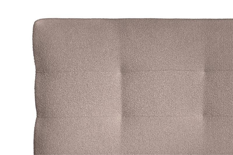Oslo Lyx Sängpaket Kontinentalsäng 160x200 cm Knappar Sänggavel - Ljusbrun - Möbler - Säng - Kontinentalsäng