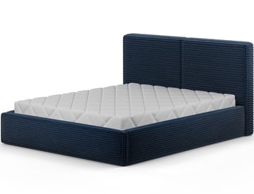 Pesillo Sängram med förvaring 160x200 cm - svart - Möbler - Säng - Sängram & sängstomme