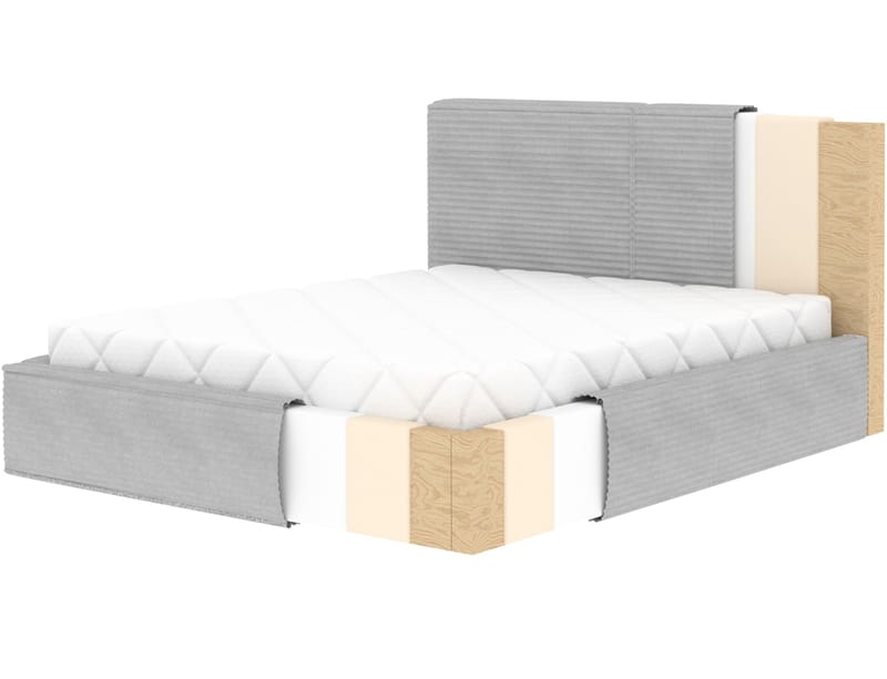 Pesillo Sängram med förvaring 180x200 cm - Modullo 35 - Möbler - Säng - Sängram & sängstomme