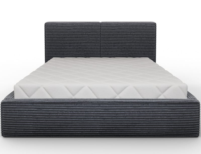 Pesillo Sängram med förvaring 180x200 cm - svart - Möbler - Säng - Sängram & sängstomme