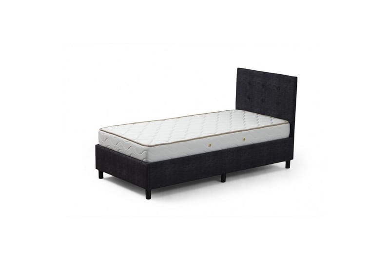 Pilode Komplett Sängpaket 90x190 cm - Grafitgrå - Möbler - Säng - Komplett sängpaket