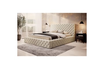 Princce Sängram 140x200 cm - Beige - Möbler - Säng - Sängram & sängstomme