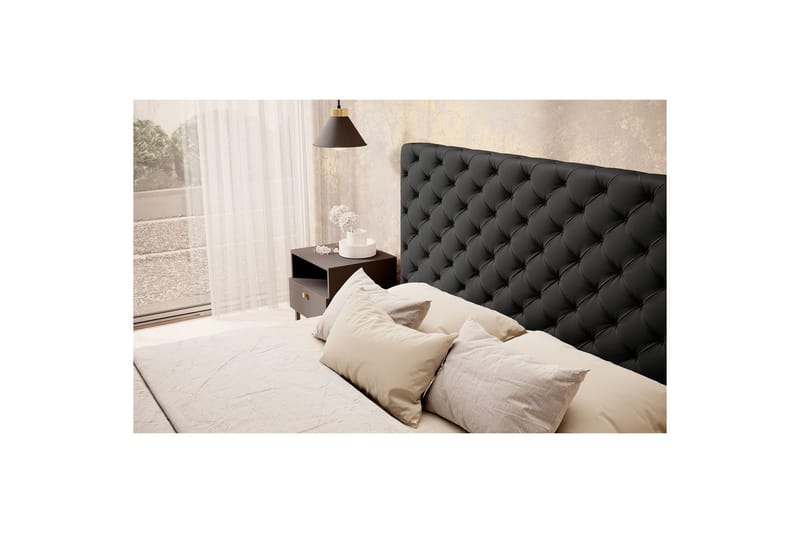 Princce Sängram 140x200 cm - Grå - Möbler - Säng - Sängram & sängstomme