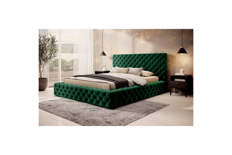 Princce Sängram 140x200 cm - Grå - Möbler - Säng - Sängram & sängstomme