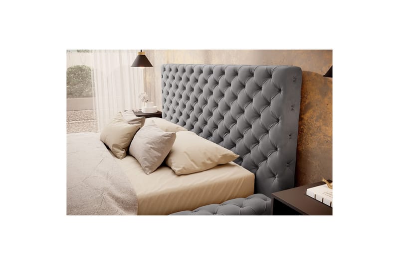 Princce Sängram 160x200 cm - Svartvit - Möbler - Säng - Sängram & sängstomme