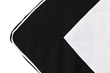 Princess Komplett Sängpaket – Kontinentalsäng 120x200 cm i Tyg med Bäddmadrass med Fasthetsgrad Medium - Svart - Möbler - Säng - Enkelsäng