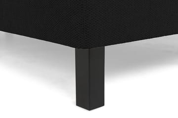 Princess Komplett Sängpaket – Kontinentalsäng 120x200 cm i Tyg med Bäddmadrass med Fasthetsgrad Medium - Svart - Möbler - Säng - Enkelsäng