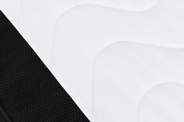 Princess Komplett Sängpaket – Kontinentalsäng 120x200 cm i Tyg med Bäddmadrass med Fasthetsgrad Medium - Svart - Möbler - Säng - Enkelsäng