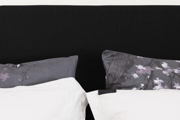 Princess Komplett Sängpaket – Kontinentalsäng 120x200 cm i Tyg med Bäddmadrass med Fasthetsgrad Medium - Svart - Möbler - Säng - Enkelsäng