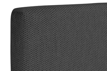 Princess Komplett Sängpaket – Kontinentalsäng 160x200 cm i Tyg med Sänggavel + Bäddmadrass med Fasthetsgrad Medium - Mörkgrå - Möbler - Säng - Kontinentalsäng