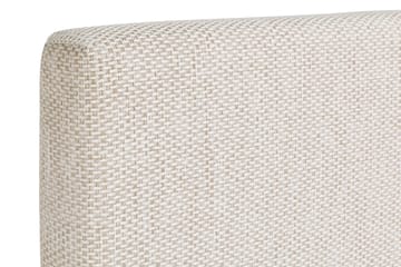 Princess Komplett Sängpaket – Kontinentalsäng 180x200 cm i Tyg med Sänggavel + Bäddmadrass med Fasthetsgrad Medium - Ljusbeige - Möbler - Säng - Kontinentalsäng