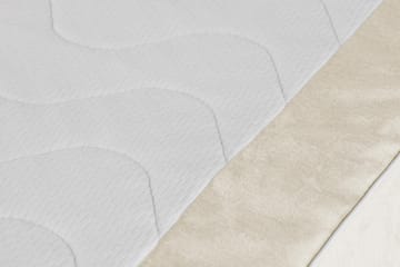 Princess Kontinentalsäng 120x200 cm i Tyg med Bäddmadrass med Fasthetsgrad Medium - Beige - Möbler - Säng - Komplett sängpaket