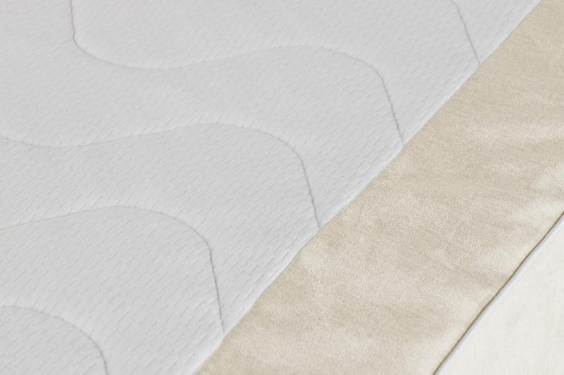 Princess Kontinentalsäng 120x200 cm i Tyg med Bäddmadrass med Fasthetsgrad Medium - Beige - Möbler - Säng - Komplett sängpaket