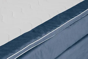 Princess Kontinentalsäng 120x200cm - Mörkblå/Sammet - Möbler - Säng - Komplett sängpaket