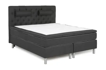 Queen Komplett Sängpaket 160x200 - Svart - Möbler - Säng - Komplett sängpaket