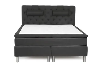 Queen Komplett Sängpaket 160x200 - Svart - Möbler - Säng - Komplett sängpaket