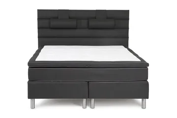 Queen Komplett Sängpaket 180x200 - Svart 180x200 - Möbler - Säng - Komplett sängpaket