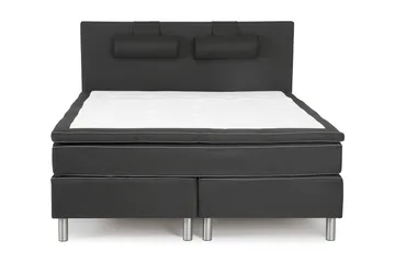 Queen Komplett Sängpaket 180x200 - Svart 180x200 - Möbler - Säng - Komplett sängpaket