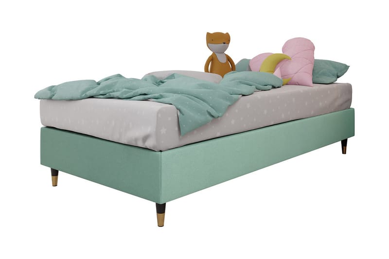 Adeliza Ramsäng 120x200 cm - Sammet/Ljusgrön/Trä/Metall - Möbler - Säng - Ramsäng