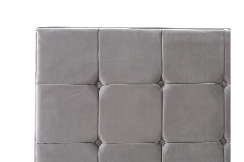 Amberta Ramsäng 140x200 cm - Sammet/Grå - Möbler - Säng - Ramsäng