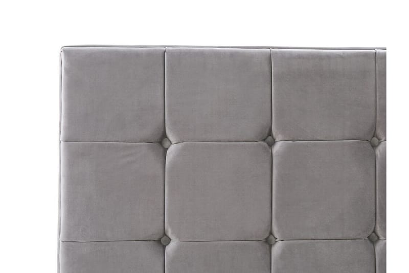 Amberta Ramsäng 180x200cm - Sammet/Grå - Möbler - Säng - Ramsäng