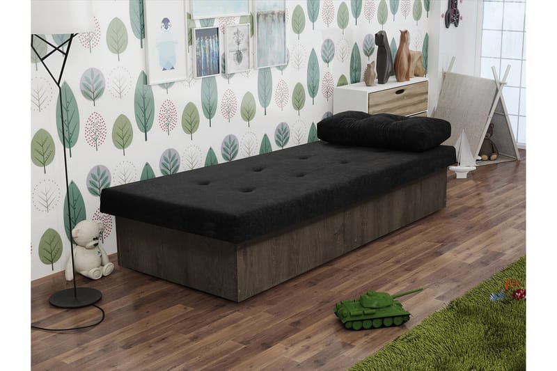 Berta Ramsäng 190x80x38 cm - Mörkt trä - Möbler - Säng - Ramsäng