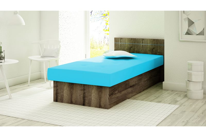 Berta Ramsäng 192x80x68 cm - Mörkt trä - Möbler - Säng - Ramsäng