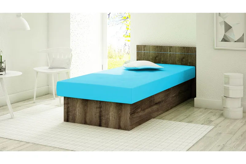 Berta Ramsäng 192x80x68 cm - Mörkt trä - Möbler - Säng - Ramsäng