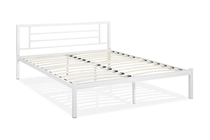 Cusset Dubbelsäng 160200 cm Vit  Vit, Vit