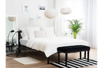 Cusset Sängram 180x200 cm - Svart - Möbler - Säng - Ramsäng