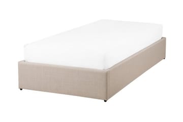 Dinan Dubbelsäng 90  200 cm Beige - Beige - Möbler - Säng - Sängram & sängstomme