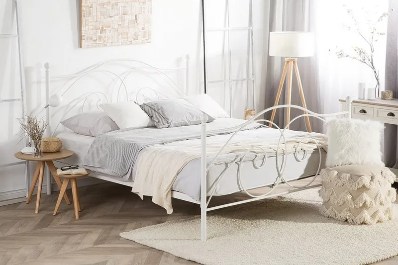 Dinard Dubbelsäng 160|200 cm - Vit - Möbler - Säng - Sängram & sängstomme