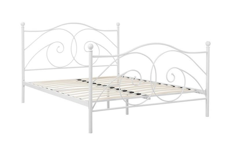 Dinard Dubbelsäng 160|200 cm - Vit - Möbler - Säng - Sängram & sängstomme