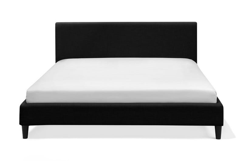 Fitou Dubbelsäng 160 200 cm, Svart