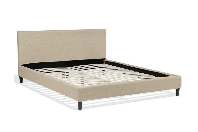 Fitou Sängram 160x200 cm - Beige - Möbler - Säng - Ramsäng