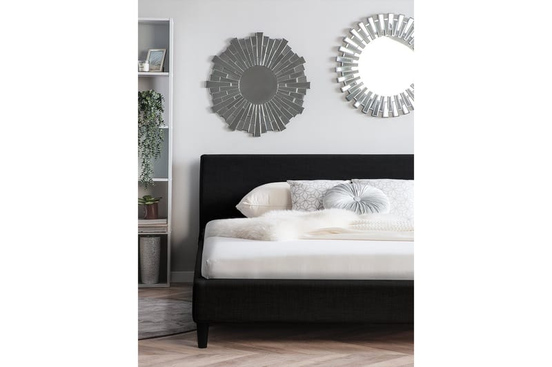 Fitou Sängram LED 180x200 cm - Svart - Möbler - Säng - Ramsäng