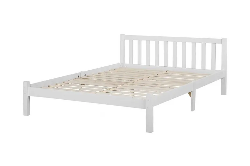 Florac Sängram 140x200 cm - Vit - Möbler - Säng - Ramsäng