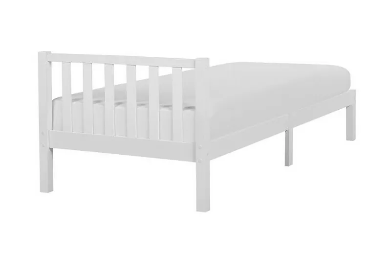 Florac Sängram 90x200 cm - Vit - Möbler - Säng - Ramsäng