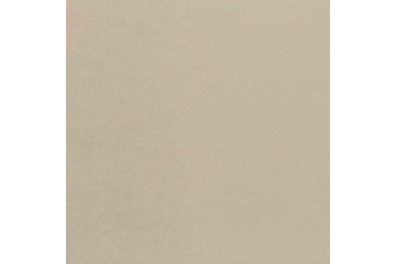 Gortin Komplett Sängpaket – Ramsäng 80x200 cm i Sammet med Sänggavel + Bäddmadrass - Beige - Möbler - Säng - Komplett sängpaket