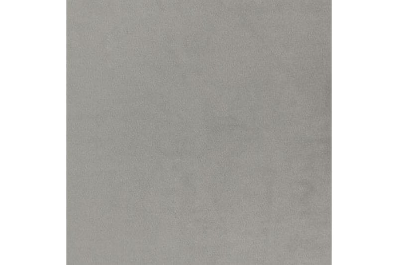 Gortin Ramsäng 90x200 cm i Sammet med Sänggavel - Grå - Möbler - Säng - Komplett sängpaket