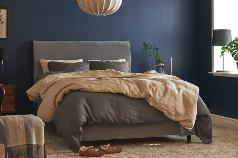 Happy Plus Sängpaket Ramsäng120x200 cm - Grå - Möbler - Säng - Komplett sängpaket