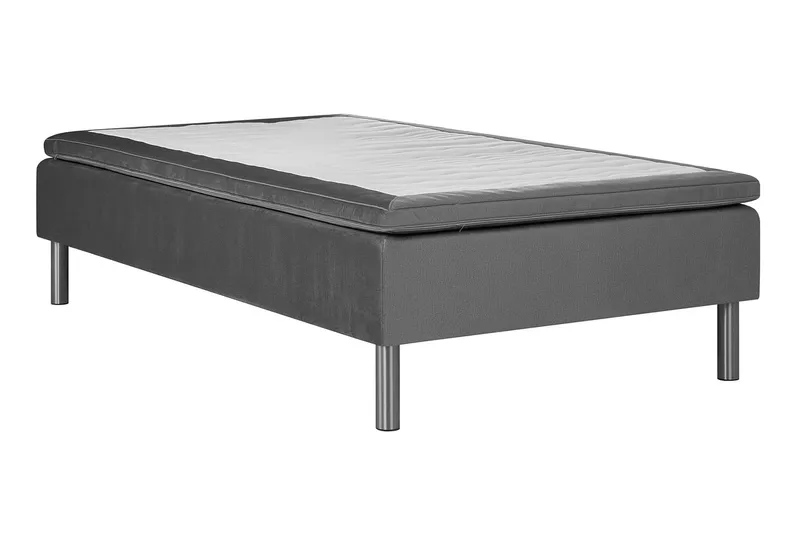 Happy Plus Ramsäng 90x200 - Grå - Möbler - Säng - Komplett sängpaket