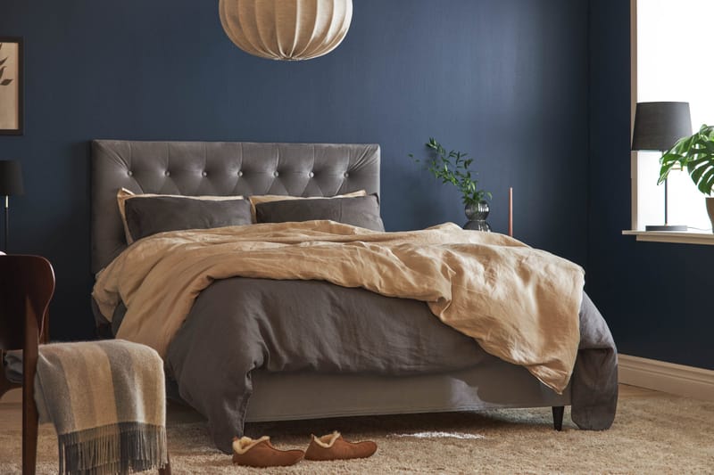 Happy Plus Sängpaket Ramsäng90x200 cm - Grå - Möbler - Säng - Komplett sängpaket