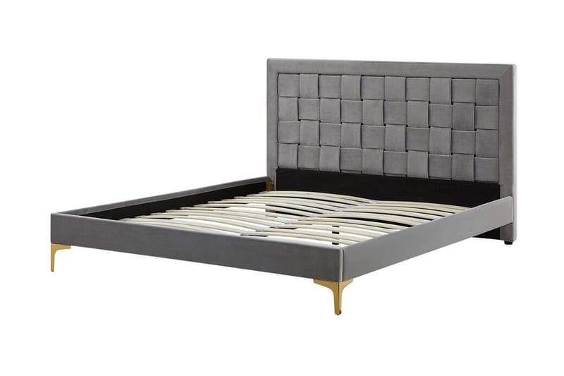 Holabo Sängram 140x200 cm - Grå - Möbler - Säng - Sängram & sängstomme