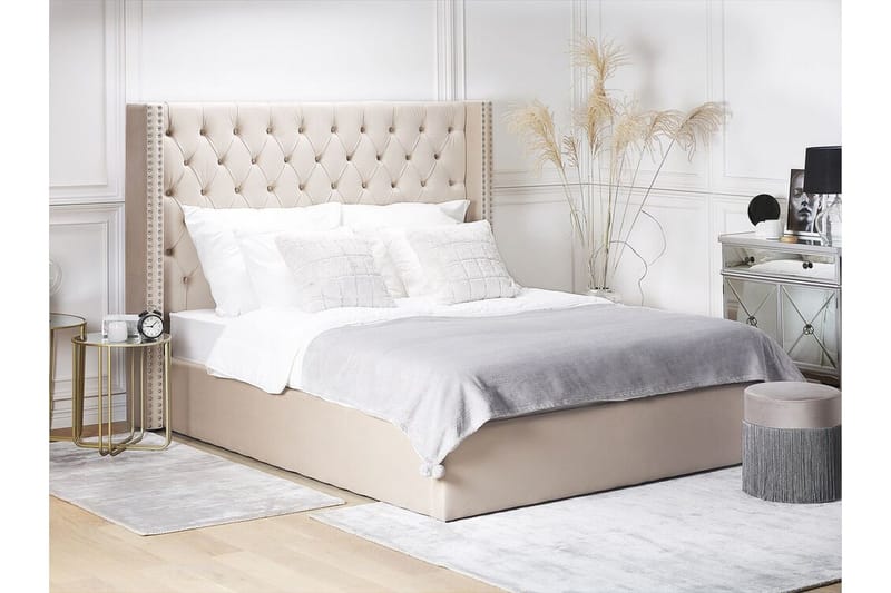 Kymmen Dubbelsäng 160x200 cm - Beige - Möbler - Säng - Ramsäng