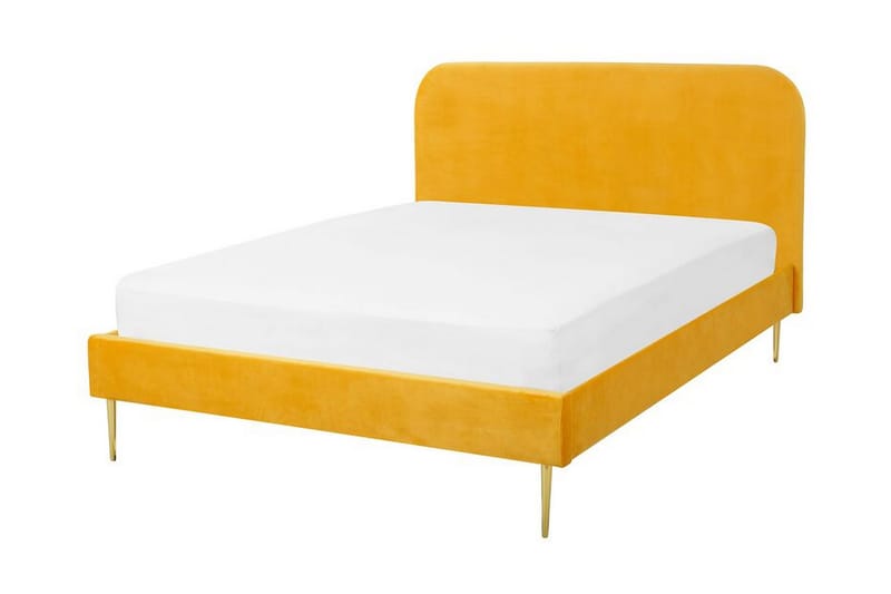 Larochelle Dubbelsäng 140x200 cm - Gul - Möbler - Säng - Ramsäng