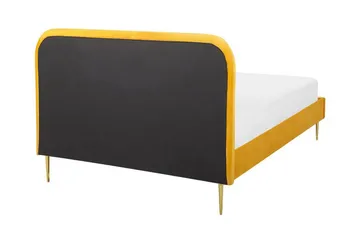 Larochelle Dubbelsäng 140x200 cm - Gul - Möbler - Säng - Sängram & sängstomme