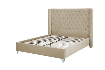 Lubbon Dubbelsäng 160|200 cm - Beige - Möbler - Säng - Sängram & sängstomme