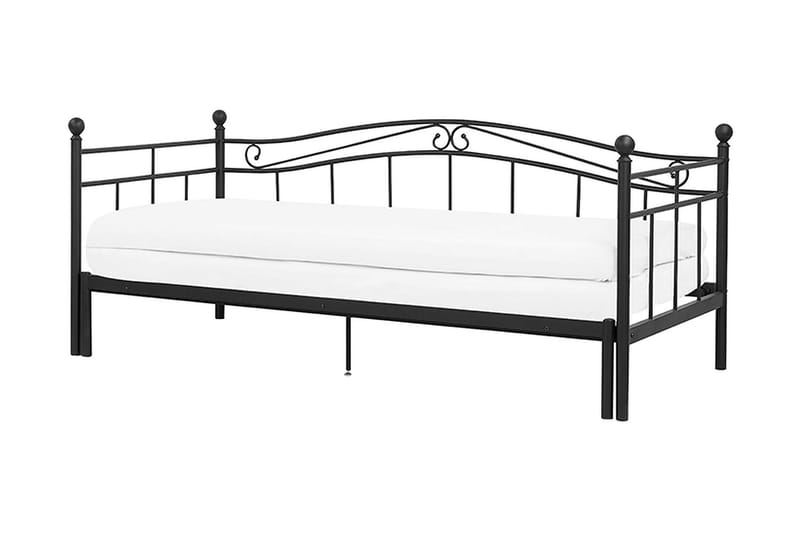 Lutebo Säng 160x200 cm - Svart - Möbler - Säng - Ramsäng