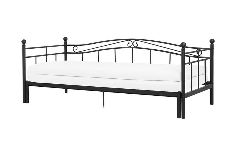 Lutebo Säng 160x200 cm - Svart - Möbler - Säng - Ramsäng